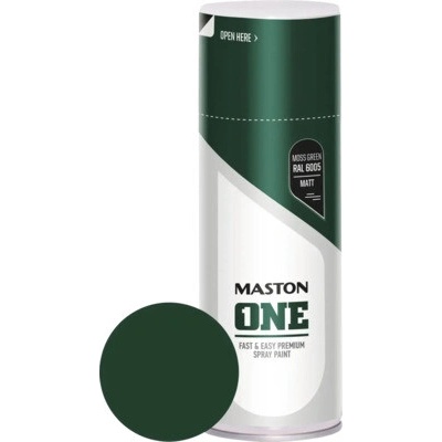 Maston one lak v spreji Matt RAL6005 400 ml zelený