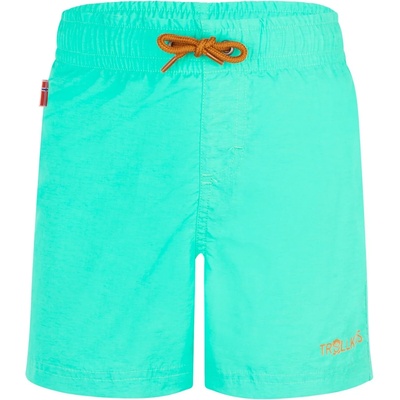Trollkids Детски бански слипове Trollkids Kid's Balestrand Shorts Swim brief - Aquamarine Green / Caramel - размер 164 (EU) (750-1371-0819)