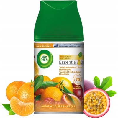 Air Wick náplň do osviežovača vzduchu Tropical Fruits&Sweet Mandarin 250 ml