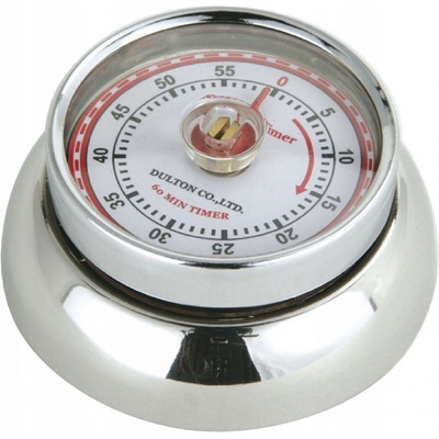 Kuchyňská minutka ZassenHaus s magnetem, retro design, nerezová ocel