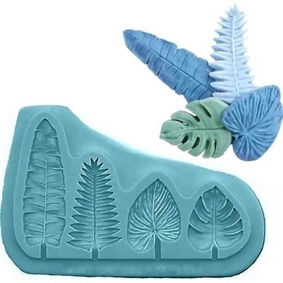 Cakesicq Silikonová formička - listy 9x5,5cm – Zboží Dáma