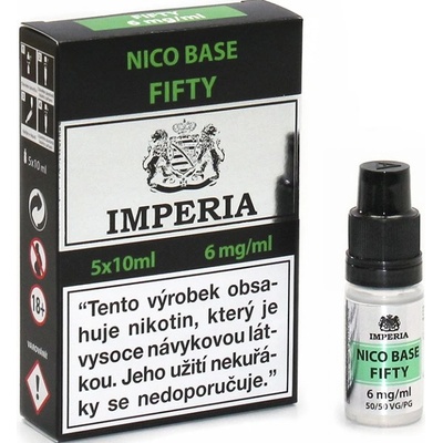 IMPERIA - 5x10ml - Nico Base (50VG/50PG) 6mg – Zboží Dáma