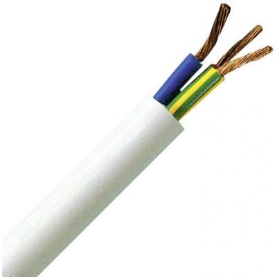 Kopp 153725001 jednožilový kabel - lanko H05VV-F 3 x 1.5 mm² černá 25 m