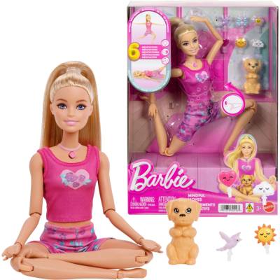 Mattel Barbie meditácia, pohyb a relaxačná bábika so svetlom a zvukom Mindful Moves