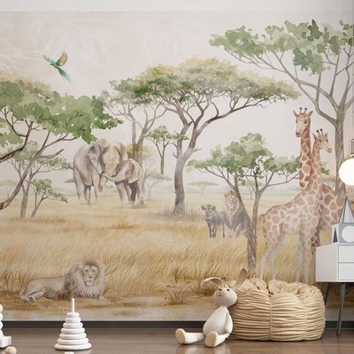 Decono Детски Фототапет Сафари