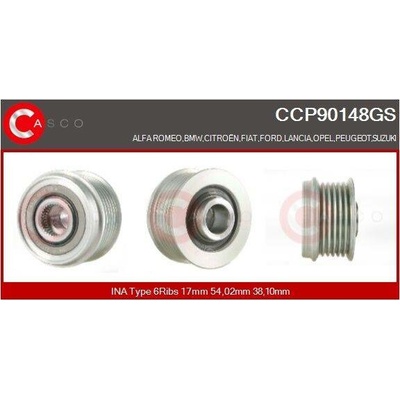 Řemenice, generátor CASCO CCP90148GS