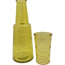 Dakls Karafa se skleničkou žlutá 800 ml + 280 ml