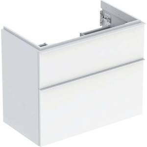 Geberit iCon - Шкафче за умивалник, 74x62x42 см, 2 чекмеджета, лъскаво бяло 502.308. 01.1 (502.308.01.1)