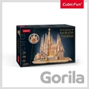 CubicFun 3D puzzle svítící Sagrada Família 696 ks