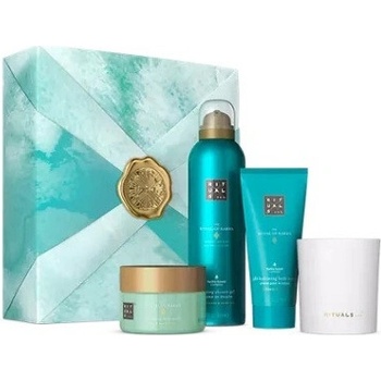 RITUALS The Ritual of Karma tělový peeling 125 g, sprchový gel 200 ml, tělový krém 100 ml, svíčka 140 g