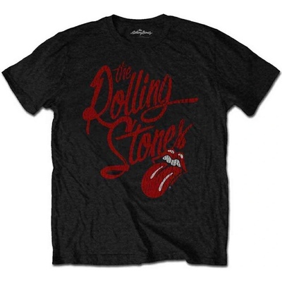 The Rolling Stones Script Logo (Soft Hand Inks) Black L Риза (<![CDATA[RSTS93MB03]]>)
