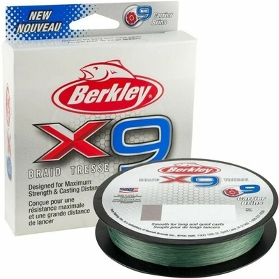 Berkley Šnúra X9 Low Vis Green 150m 0,12mm 12,1kg