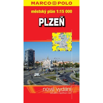 Plzeň městský plán 1:15 OOO