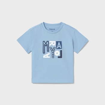 MAYORAL Тениска къс ръкав basic в Небесно син цвят за мини момче Mayoral