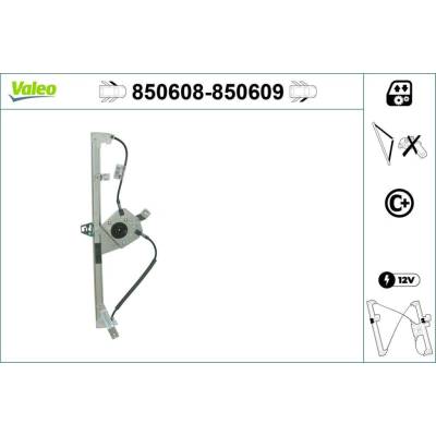 Zvedací zařízení oken VALEO 850609