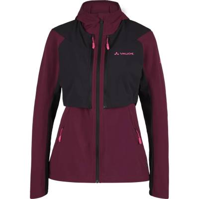 Vaude Дамско ветрозащитно яке за колоездене Vaude Women's Moab Zip Off Jacket Cycling jacket - Cassis - размер 38 (EU) (151-0431-0412)