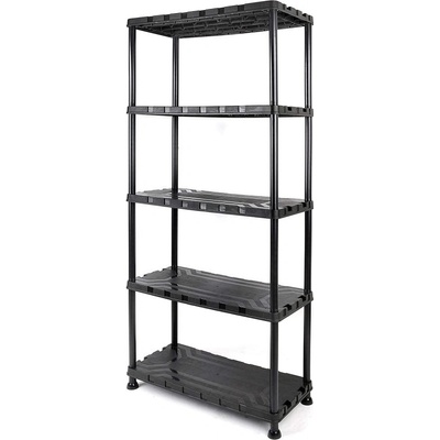 Tactix Regál 5-policový plastový 740x320x1710 mm / 150 kg (320402)