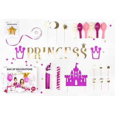 PartyDeco Set párty dekorácií Princezná