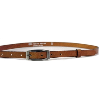 Penny Belts dámský kožený úzký pásek 15-2-42 hnědý