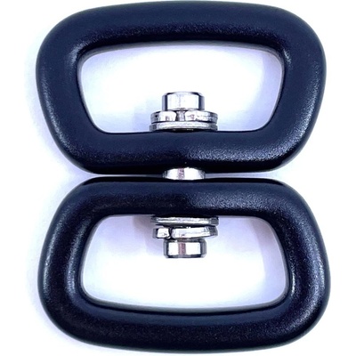 SVX hardware Otočná spojka čierna 51x20 mm 51x20 mm