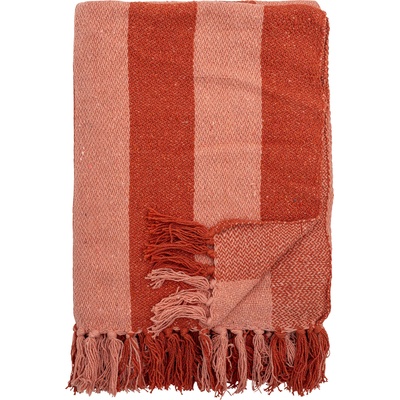 Bloomingville Frello Наметка, 160 x 130 см, розово-червена (82062679)