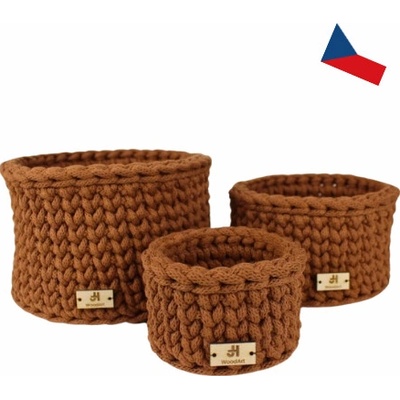 Ošatka na pečivo háčkovaná "M" Asa Selection COPPA KURO P.20cm
