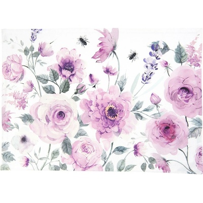 Clayre & Eef Prestieranie 6ks Roses and butterflies 48x33 cm
