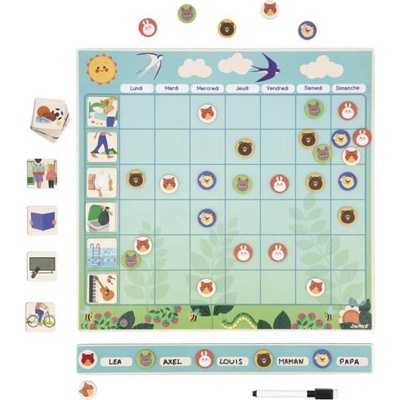 Janod Магнитен планер Семейна програма EN