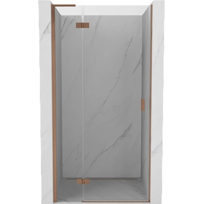 Mexen Mist-H L лява врата за душ кабина 100 см, прозрачна, четкана мед - 8A5L-100-000-65-00-L (8A5L-100-000-65-00-L)