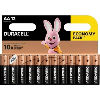 Duracell Батерии алкални Duracell LR6/MN1500(DRAALR6), АА, 1.5 V, 12 бр. в опаковка