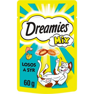 Dreamies Mix losos a syr 60 g