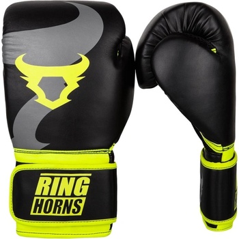 Ringhorns Боксови Ръкавици - Charger - Черно и Неоново Жълто / Boxing Gloves - Charger - Black and Neon Yellow 12 oz