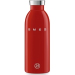 Smeg Термо бутилка SMEG Clima 50's Style WBF01RD, 500 мл, Херметично затваряне, Двустенна, Неръждаема стомана 18/8, Червен (WBF01RD)