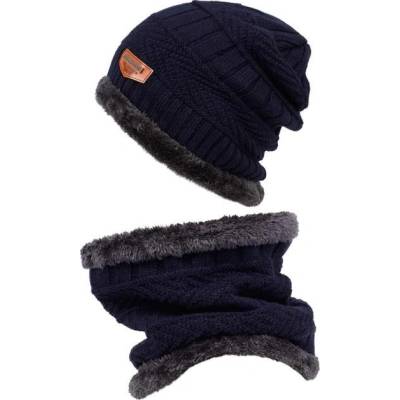 Dětská čepice a tunel Modrá