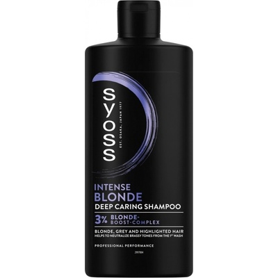 Syoss šampón na vlasy Intense Blonde 440 ml