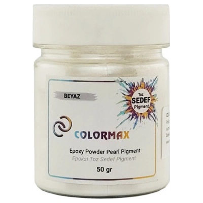 Colormax Pigment práškový perleťový biely prášok 50 g