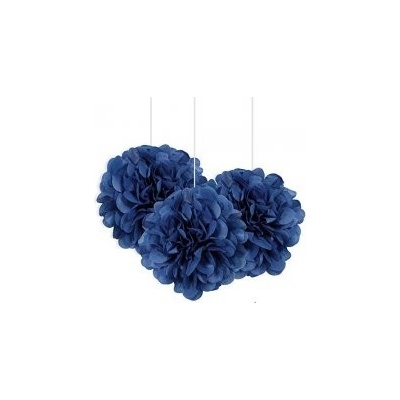 Unique Dekorační závěsný pom pom královsky modrý 40cm – Zboží Dáma