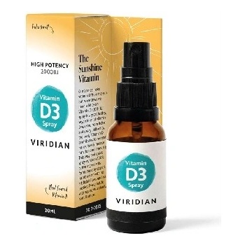 Viridian Vitamin D3 2000 IU Spray 20 ml
