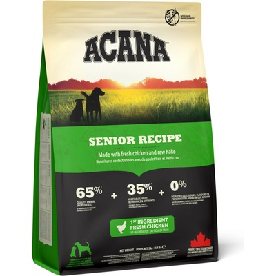 Acana Senior kuře & krůta & hejk 2 kg