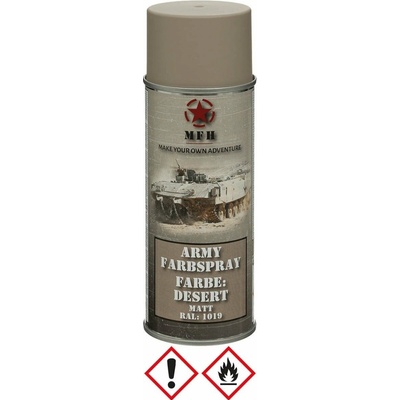MFH army sprejová farba 400 ml matt desert