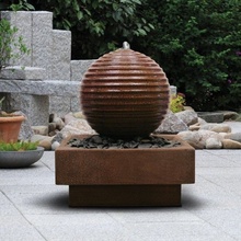 ASAKI BOULE Corten s podstavcom 80x80