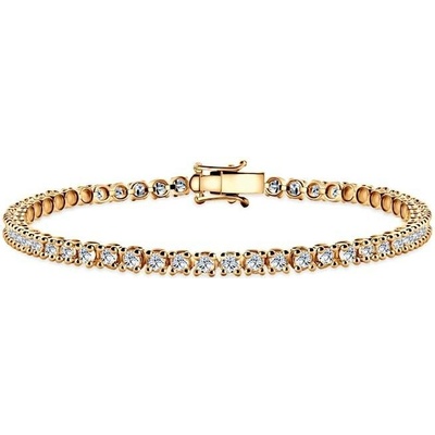SAVICKI Tenisový náramek The Light 3,2 mm žluté zlato, laboratorní diamanty SAV-B-TENIS-20CM-32SZ-22K-585-BDLAB-Z
