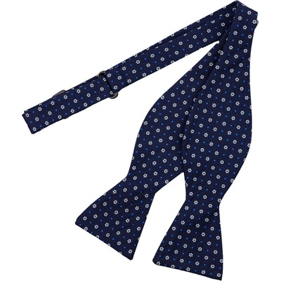 Bubibubi hedvábný vázací motýlek Piave g9010 tmavomodrý – Zboží Mobilmania