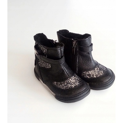 Kornecki kotníkové boty zima 6207 černý