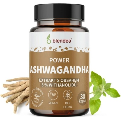 Blendea Ashwagandha KSM 66 60 kapslí
