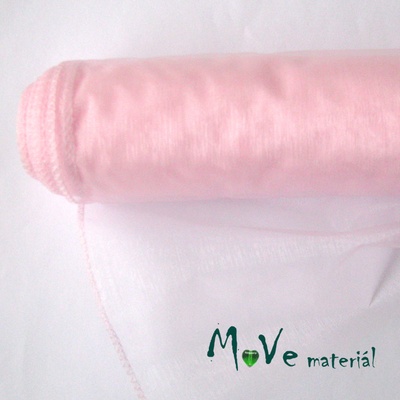 Organza bledě růžová š. 35 cm/ 1m