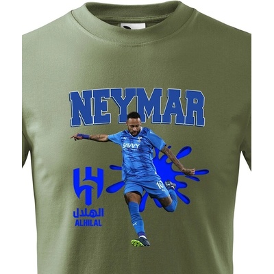 Dětské tričko Neymar Barva Military 69 Canvas Bezvatriko.cz 2035