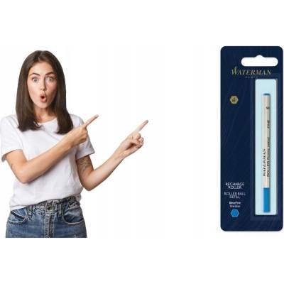 Waterman 1507/7540910 Náplň do rolleru modrá šíře F