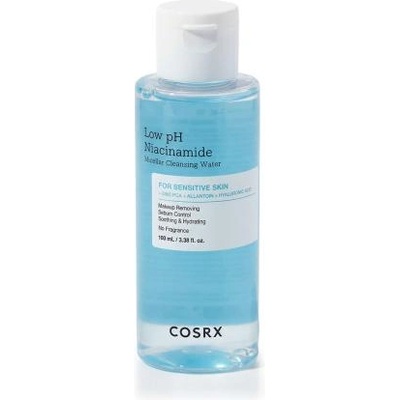 COSRX Low pH Niacinamide Micellar Cleansing Water 100 ml мицеларна вода за чувствителна кожа унисекс