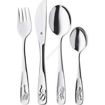 WMF - К-кт детски прибори за хранене zoo 4 бр (gs0517)